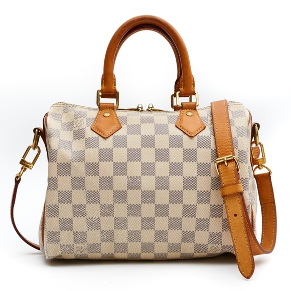 LOUIS VUITTON DAMIER AZUR SPEEDY BANDOULIERE 25 - Picture 2 of 5